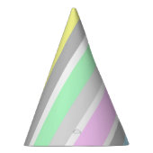 ストライプ パーティーハット (右)