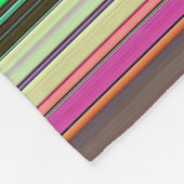 ストライプ フリースブランケット (角)