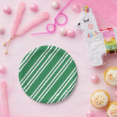 ストライプ ペーパープレート (パーティー)