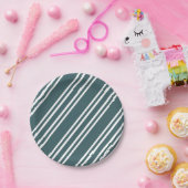 ストライプ ペーパープレート (パーティー)