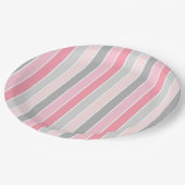 ストライプ ペーパープレート (アングル)