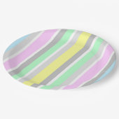 ストライプ ペーパープレート (アングル)