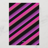 ストライプ ボールド セーブ・ザ・デート 招待状 (裏面)