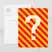 ストライプ ポストカード (正面/裏面)