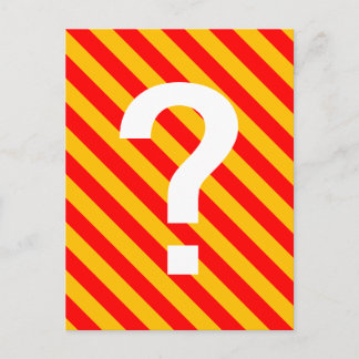 ストライプ ポストカード