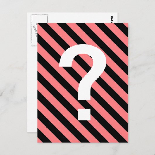 ストライプ ポストカード (正面/裏面)