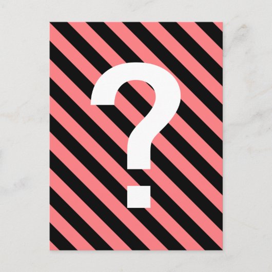 ストライプ ポストカード (正面)