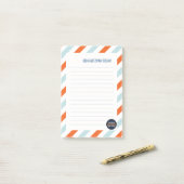 ストライプ(ユダヤ教の)バル・ミツバーポストイットノート ポストイット (デスク上)