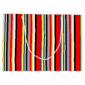 ストライプ ラージペーパーバッグ (裏面)