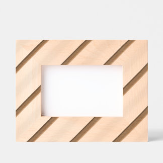 ストライプ レーザー彫刻フレーム