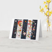 ストライプ,ワジリー·カンディンスキー カード (黄色い花)