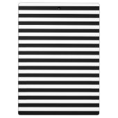 ストライプ-白および黒薄くして下さい クリップボード (裏面)