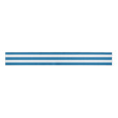 ストライプ |青と白 |カスタマイズ可能 | グログランリボン (正面)