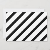 ストライプ 50 & ファブールス 50歳の誕生日パーソナライズ招待状 招待状 (裏面)