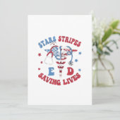 ストライプ E D 命を救う 招待状 (スタンド正面)