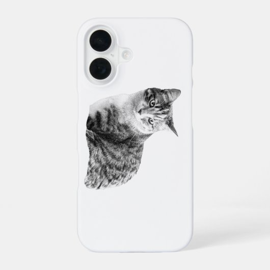 ストライプ iPhone 16ケース (裏面)