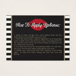 ストライプLips -金ゴールド – 適用方法 – ヒント