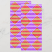 ストライプShirley Taylorによるダイヤモンド、スポットパターン (正面/裏面)