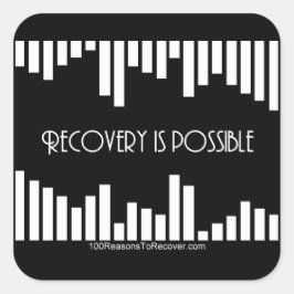 ストライプStickers – 大 スクエアシール