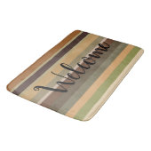 ストライプWelcome Matサイズを選択 バスマット (アングル)