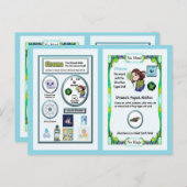 ストラウナ – ストロンチウム取引カード ポストカード (正面/裏面)