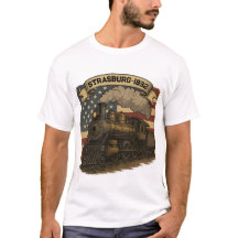 ストラスバーグ機関車 蒸気機関車Tシャツ