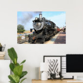ストラスバーグ鉄道蒸気エンジン ポスター (ホームオフィス)
