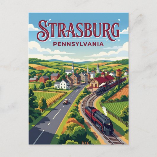 ストラスバーグ USA ポストカード (正面)