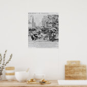 ストラスブールの砲撃と包囲戦 ポスター (キッチン)