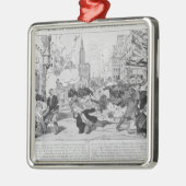 ストラスブールの衝突そして包囲 メタルオーナメント (左)