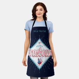 ストラスブールグランドエストフランスレトロルースターヴィンテージ エプロン