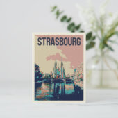 ストラスブールセントポールチャーチイラストレーションフランス ポストカード (スタンド正面)