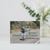 ストラスブールフランスへの道 ポストカード (スタンド正面)