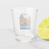 ストラスブールフランストラベルアートヴィンテージ ショットグラス (裏面)