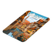 ストラスブールフランストラベルアートヴィンテージ マグネット (左側)