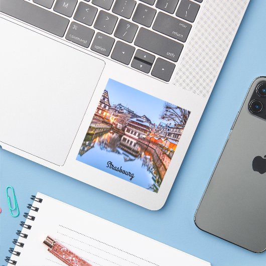 ストラスブールフランス シール (ノートパソコンとiPhone)