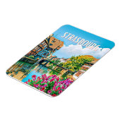 ストラスブール写真ヴィンテージ マグネット (左側)