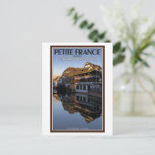 ストラスブール - イル川の反射 ポストカード (スタンド正面)