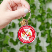ストラスブール・ラウンド・エンブレム キーホルダー (手)