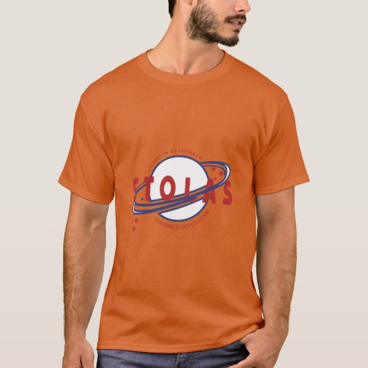 ストラス 赤 白 青 の少年 Tシャツ (正面)