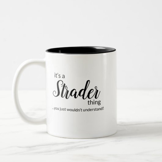 ストラダーの事だ…ツートーンコーヒーマグ ツートーンマグカップ (左)