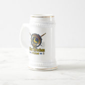 ストラチャンクランのバッジ ビールジョッキ (正面左)