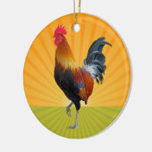 ストラッカラフルティングロスターオーナメント セラミックオーナメント (左)