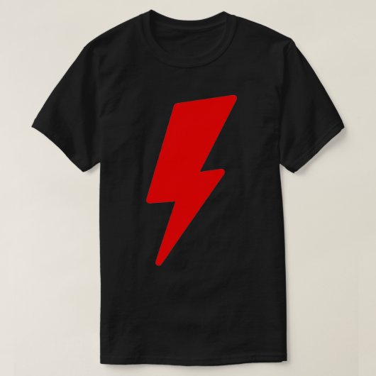 ストラックコビエ女性ポーランド抗議レッド稲妻 Tシャツ (デザイン正面)
