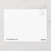 ストラットジャケットアンチトランプ絵画ズのドナルド ポストカード (裏面)