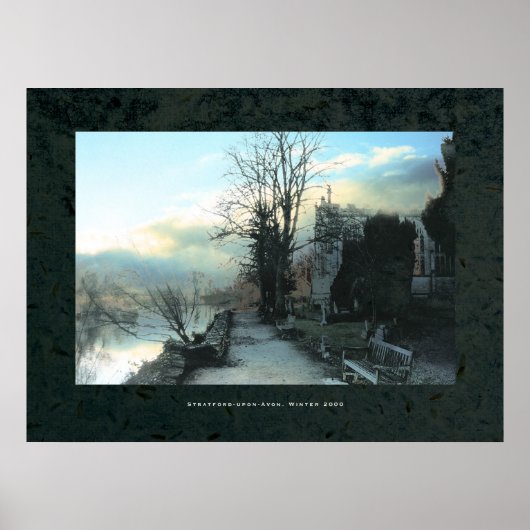 ストラットフォードのアボン川に沿った道。 ポスター (正面)