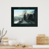ストラットフォードのアボン川に沿った道。 ポスター (キッチン)
