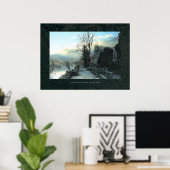 ストラットフォードのアボン川に沿った道。 ポスター (ホームオフィス)