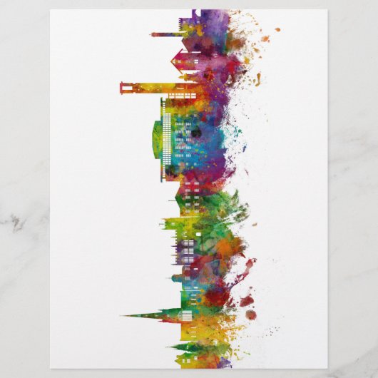 ストラットフォードオンアヴォンイングランドスカイライン チラシ (正面)