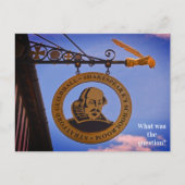 ストラットフォードギルドホールシェークスピアの校舎 ポストカード (正面)